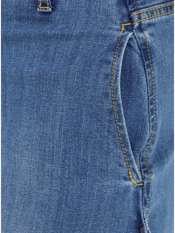 JEANS GAMBA FARFALLA