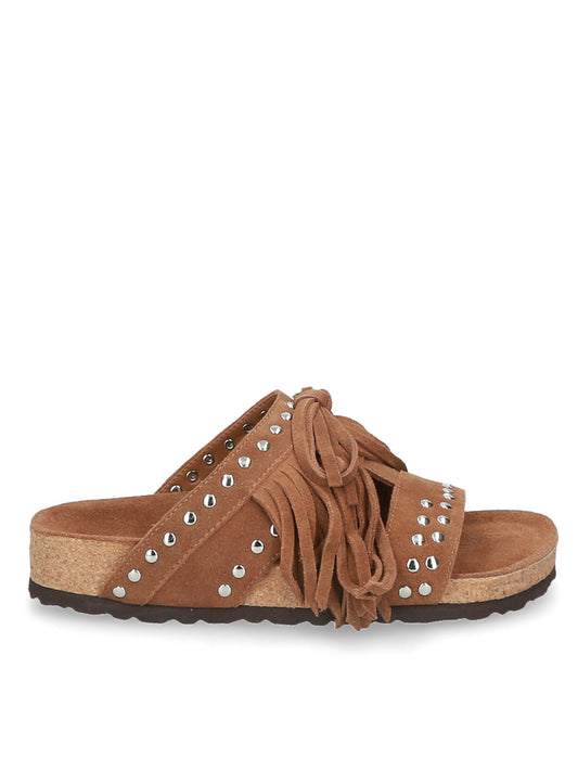 SANDALO SUEDE TAN C30