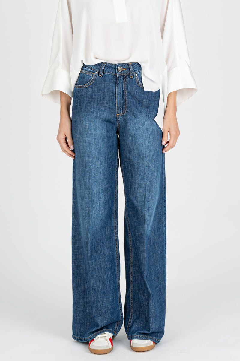 JEANS GAMBA PALAZZO