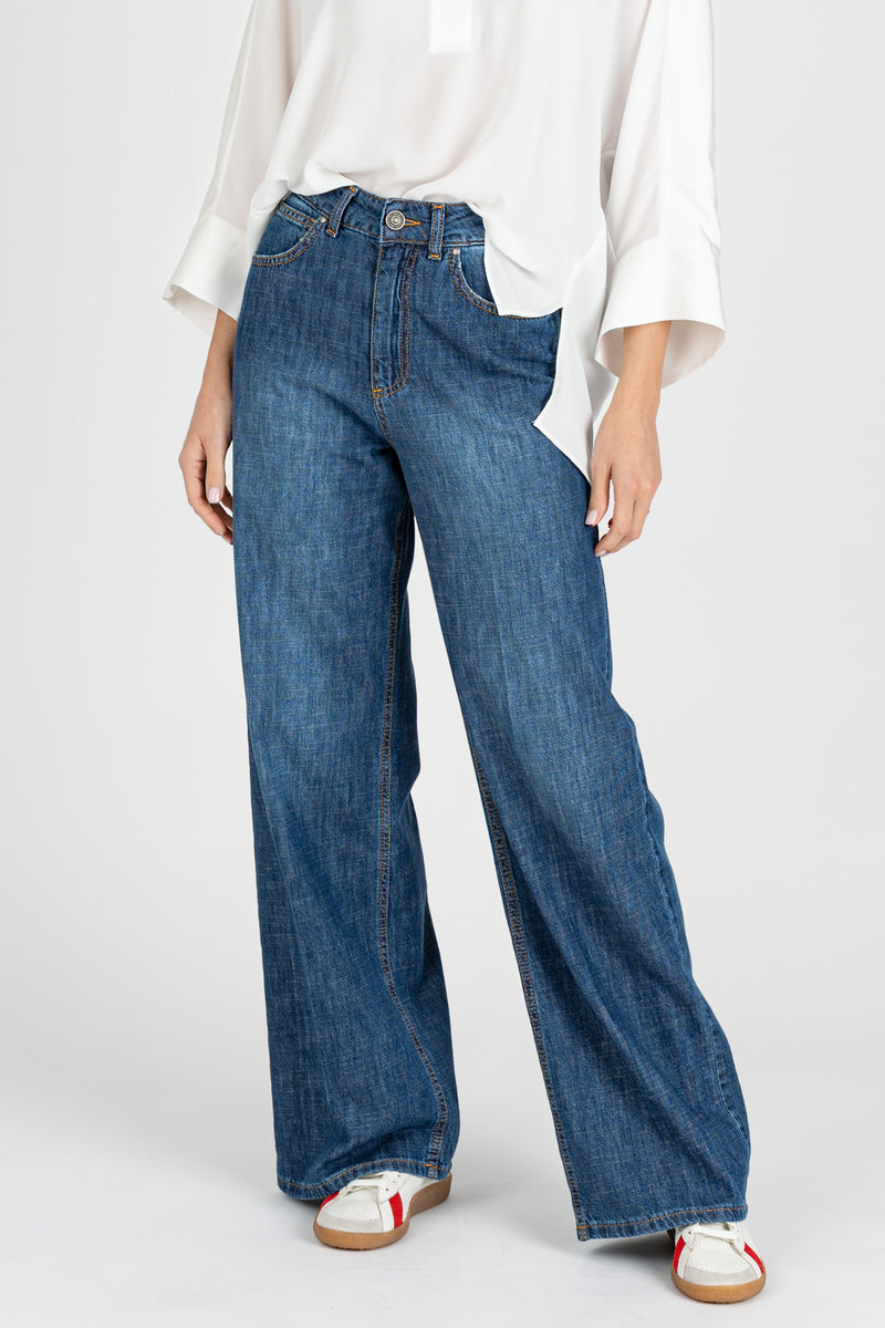 JEANS GAMBA PALAZZO