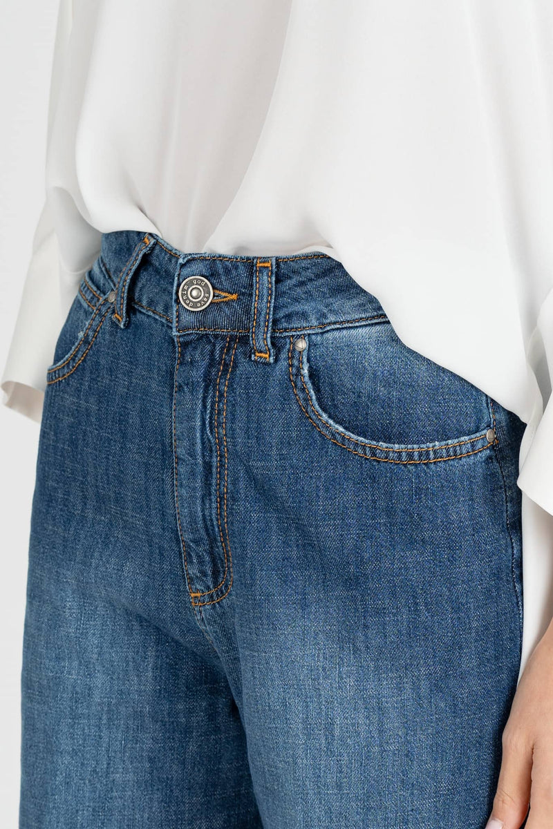 JEANS GAMBA PALAZZO