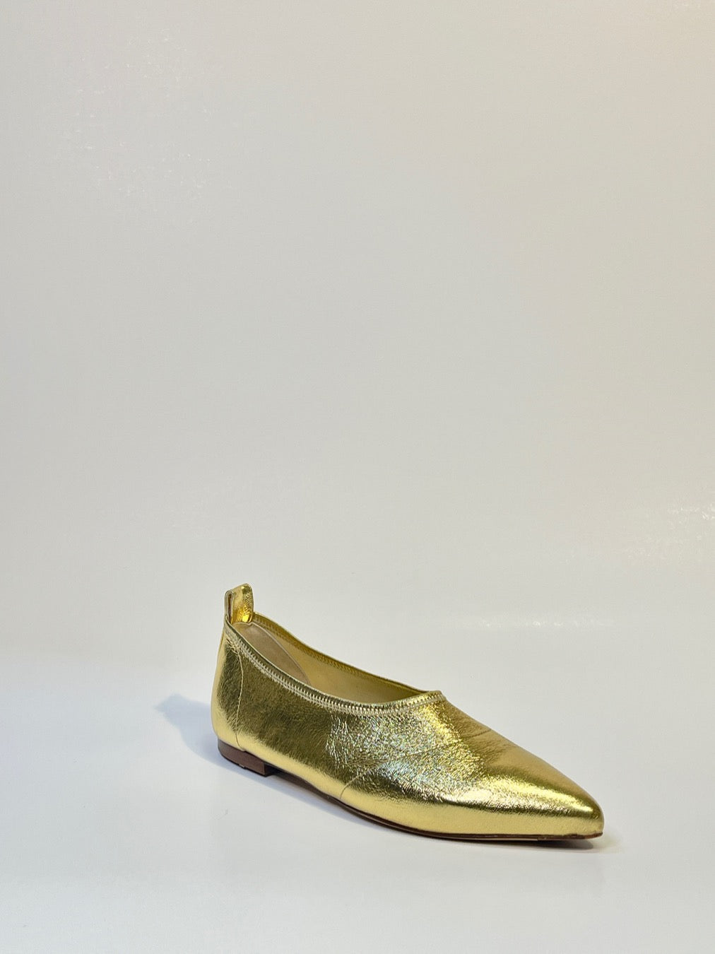 FLAT IN PELLE LAME'