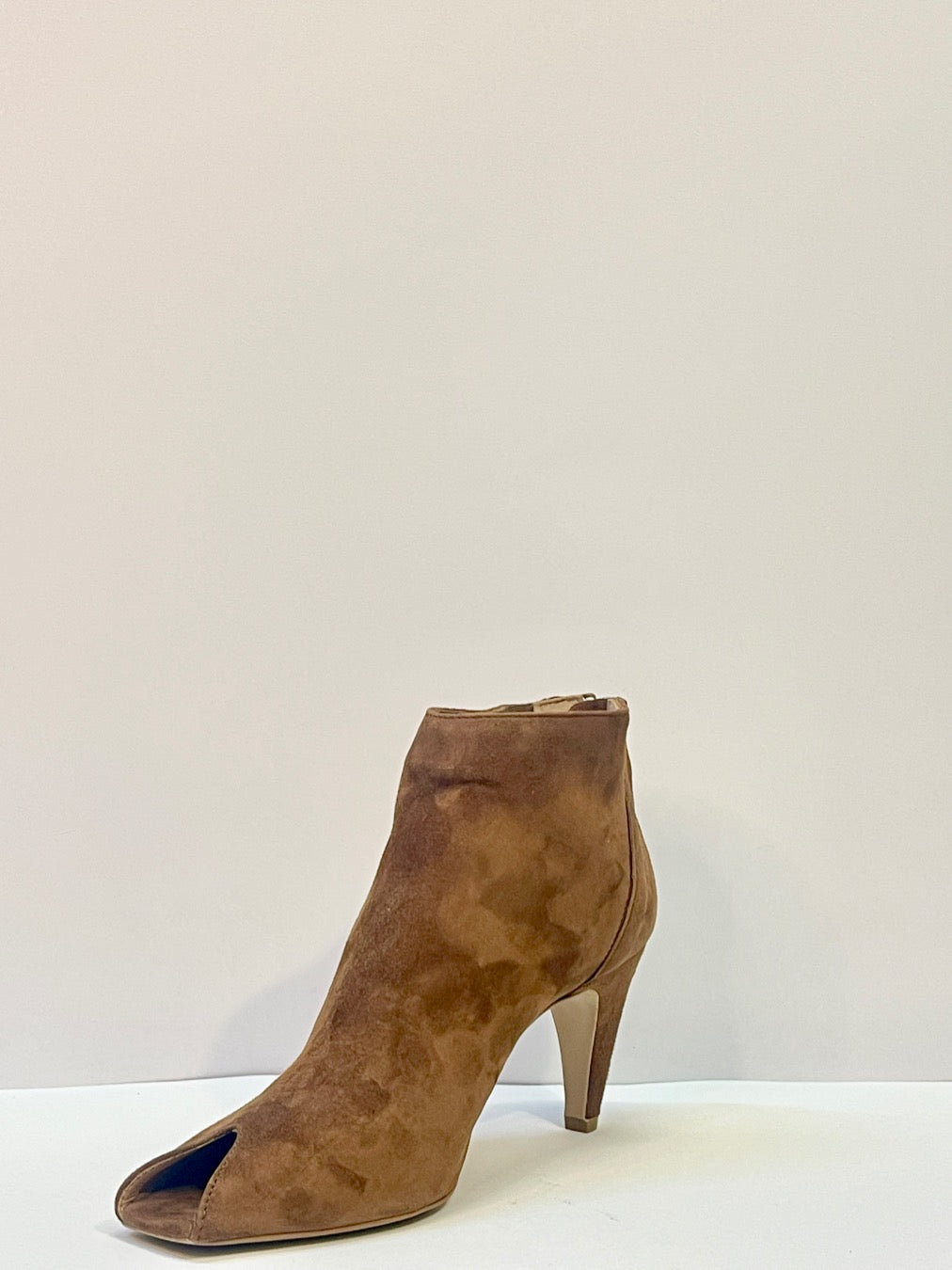 OPEN TOE IN SUEDE