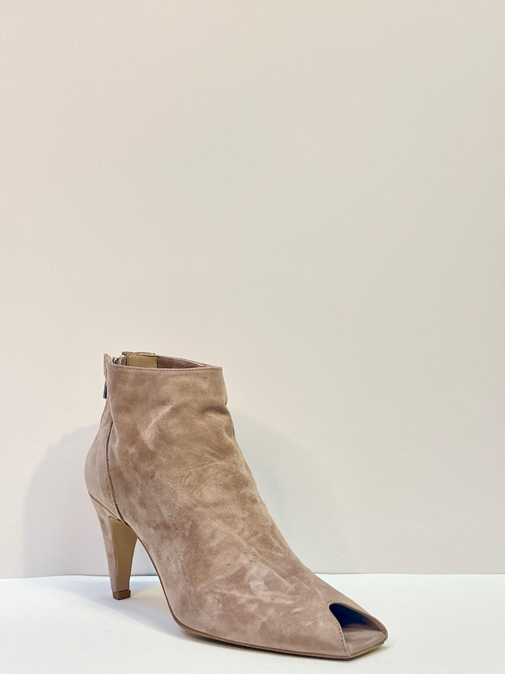 OPEN TOE IN SUEDE