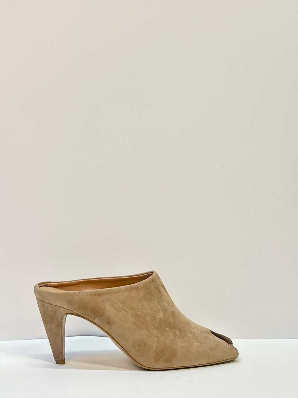 SABOT IN SUEDE CAMEL